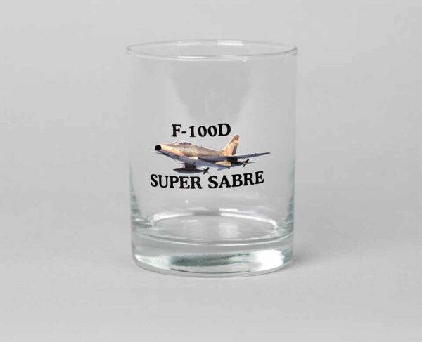 SMAM F-100D Super Sabre Rocks Glass NEW
