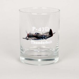 SMAM P-47D Thunderbolt Rocks Glass